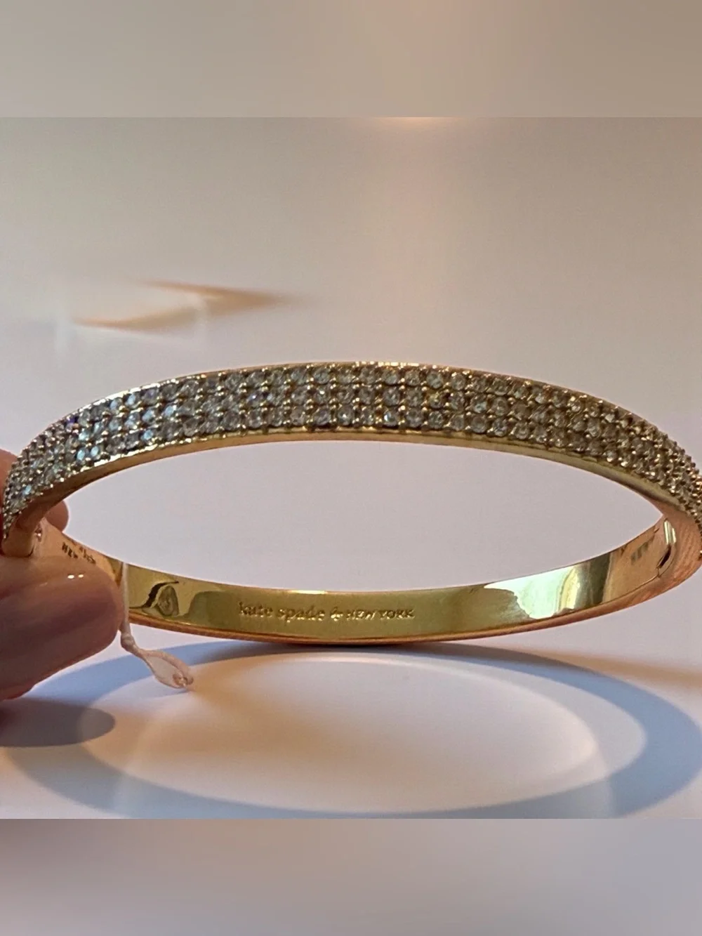 Kate Spade New York Pavé Crystal Hinge Bangle  Bundle, NWT - Picture 3 of 7